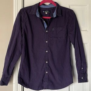 Boys XL Ben Sherman button down. Multi colored black, blue, red.